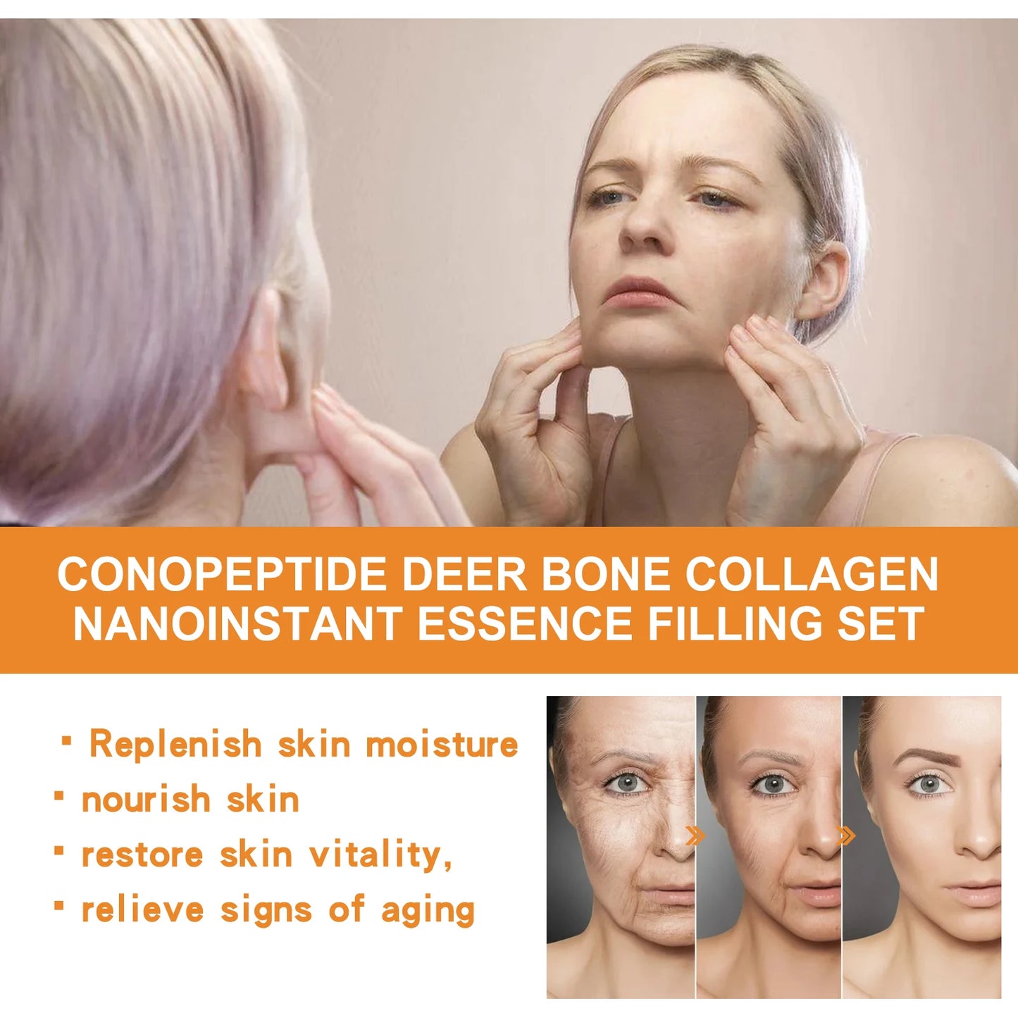 Anti Aging Collagen Serum Hot Selling Anti Wrinkle Nourishing