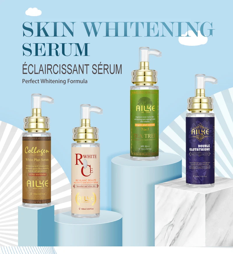 AILKE Face And Body Whitening Serum 100ML Dark Spots Remover