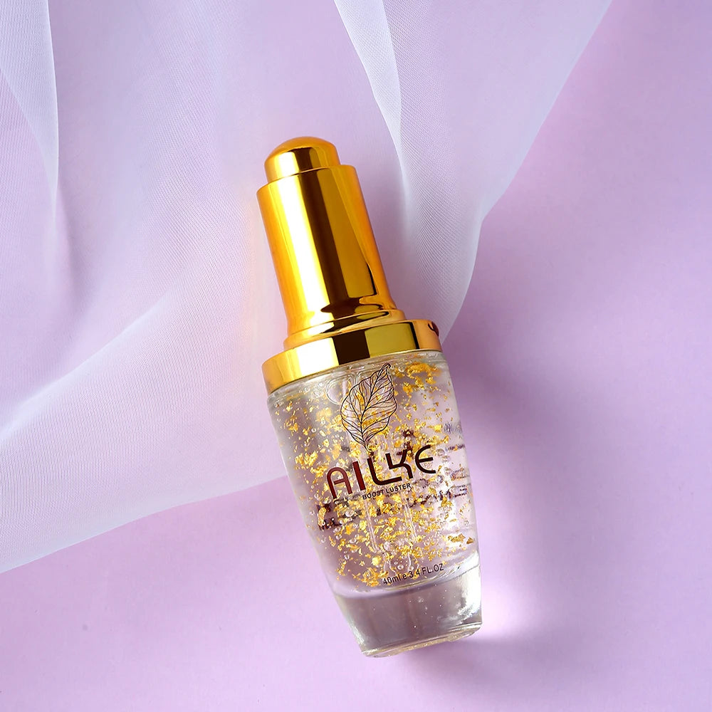 AILKE 24K gold facial essence glycerin liquid toner face skin cream whitening vitamin c brightening moisturizing beauty sets