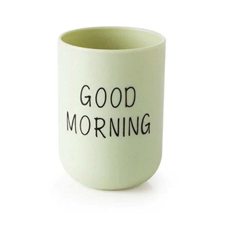 Portable Couple Toothbrush Washing Mouth Cups Plastic Home Hotel Tooth Brush Holder Bathroom Accessories Mouthwash Storage Cups