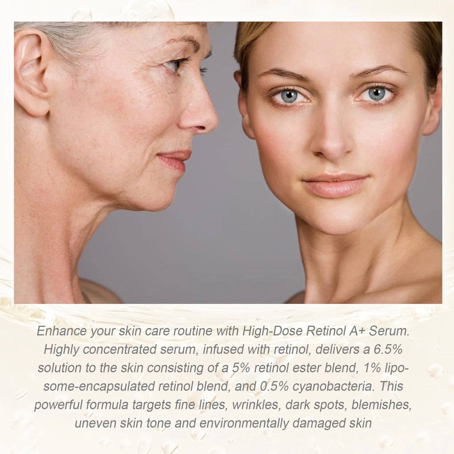 Retinol Face Serum Facial Dark Spot Remover Fade Acne Marks Moisturizer Smooth Skin Hydrating Beauty Health Skin Care Essence