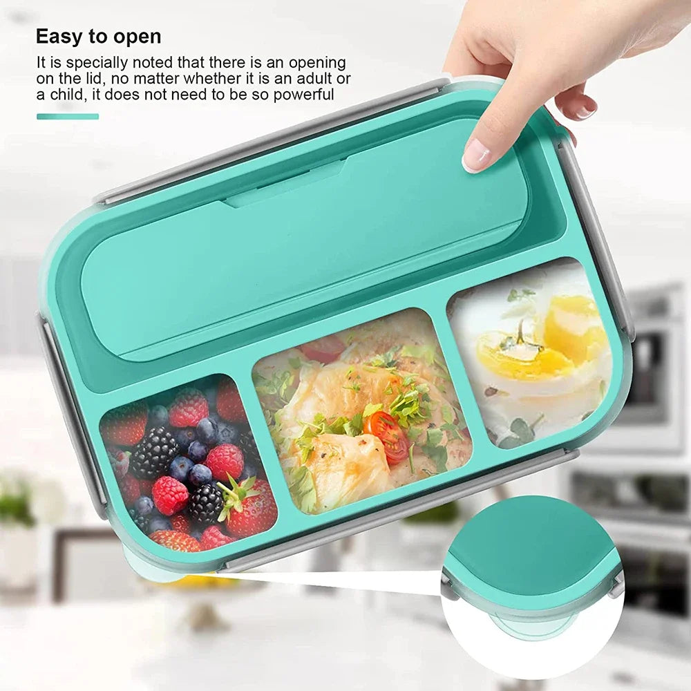 1L Plastic Electric Lunch Box Food Warmer Portable Heater for Car Or Home - Leak Proof Lunch Heating Microwave Food Containers