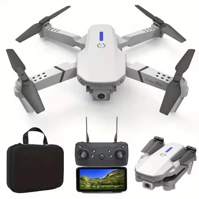 2025 E88Pro RC Drone 4K Professional With 3 Batteries Toy