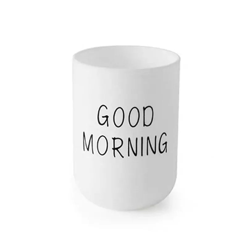 Portable Couple Toothbrush Washing Mouth Cups Plastic Home Hotel Tooth Brush Holder Bathroom Accessories Mouthwash Storage Cups
