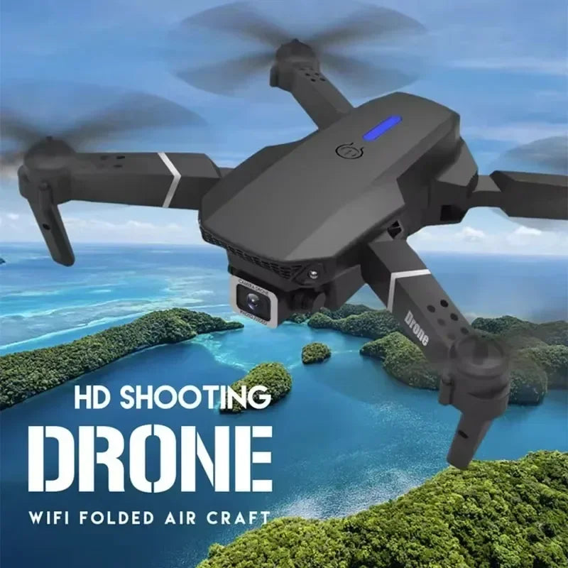 2025 E88Pro RC Drone 4K Professional With 3 Batteries Toy