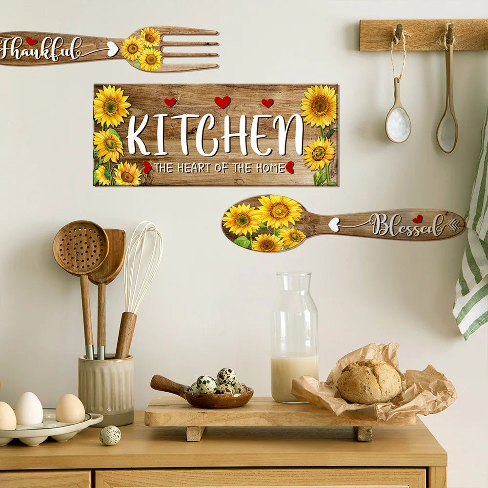 Restaurant Kitchen Wall Stickers Room Wall Decoration Stickers For Bedroom Study Entrance Hallway