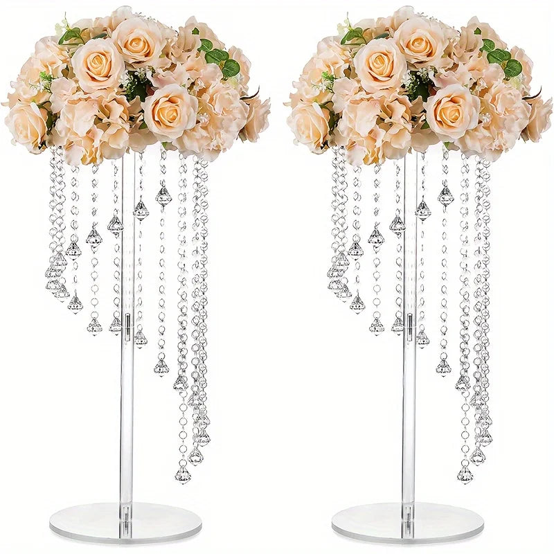23.6 Inch Tall Acrylic Wedding Vase Party Table Christmas and Halloween Decoration