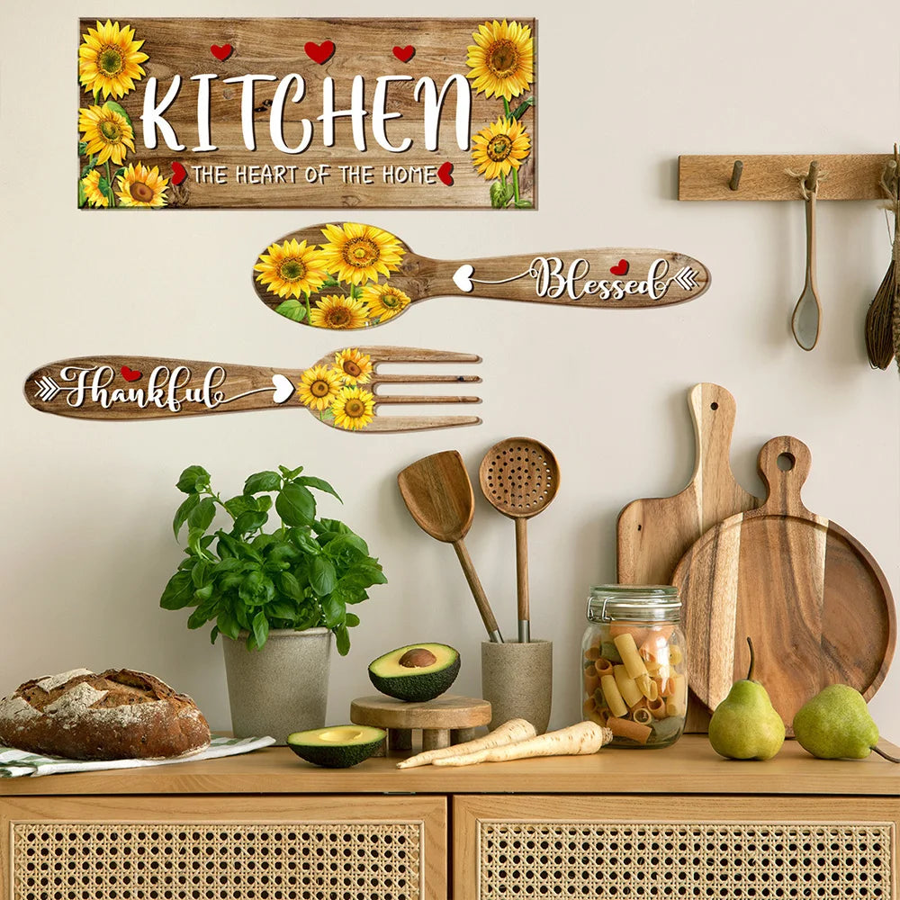 Restaurant Kitchen Wall Stickers Room Wall Decoration Stickers For Bedroom Study Entrance Hallway