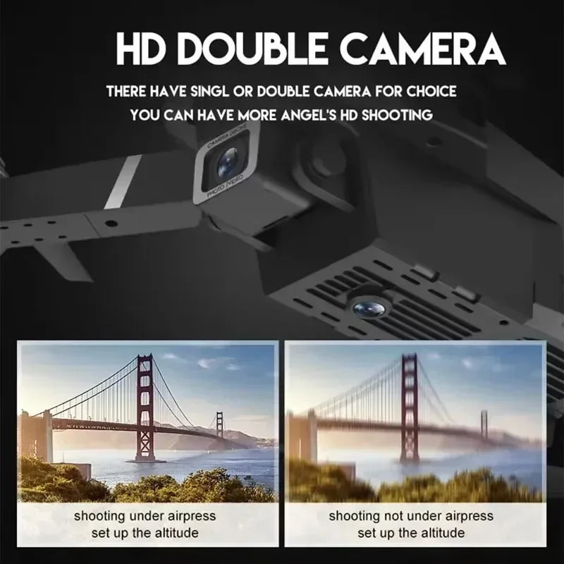 2025 E88Pro RC Drone 4K Professional With 3 Batteries Toy