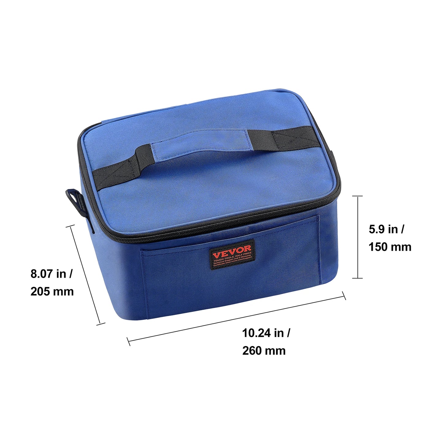 VEVOR Portable Oven Portable Mini Personal Microwave 2QT Electric Heated Lunch Box Compatible with Glass Ceramic Foil Container