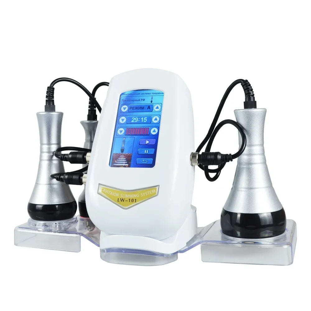 Miss Queeny 3-in-1 Vacuum 40K Slimming Cavitation Machine Skin Tightening And Anti Wrinkle Beauty Equipment(Fast Shipping)
