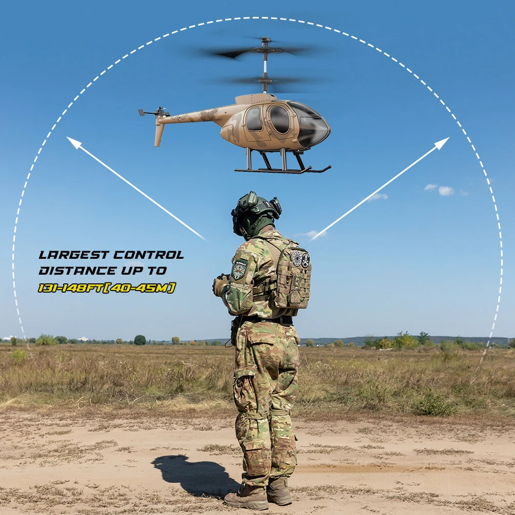 Vatos Remote Controlled Helicopter Camouflage 2.4GHz RC Toy