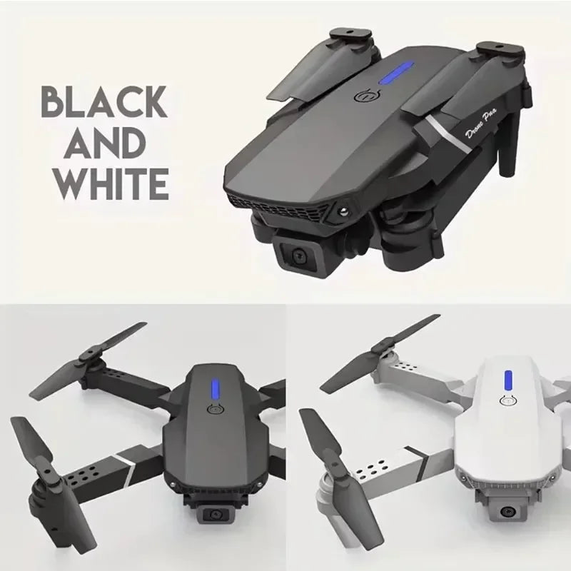 2025 E88Pro RC Drone 4K Professional With 3 Batteries Toy