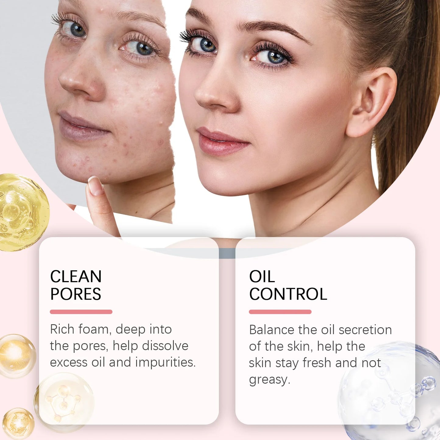 Revitalizing Korean Organic Salicylic Acid Foaming Face Cleanser - 4-in-1 Hydrating Cleansing Mousse, Soothing Skin, Oil Control