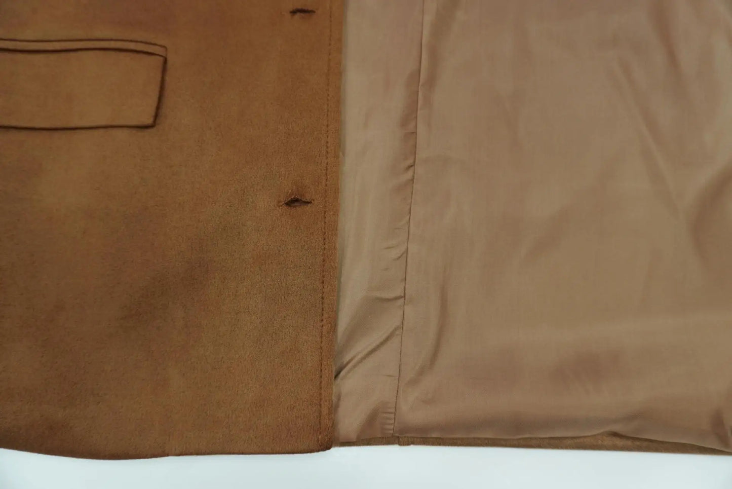 2025 Casual Brown Lapel Pocket Suede Leather Jacket Fashion Woman Single Button Long Sleeve Crop Coat Lady Autumn Street Outwear