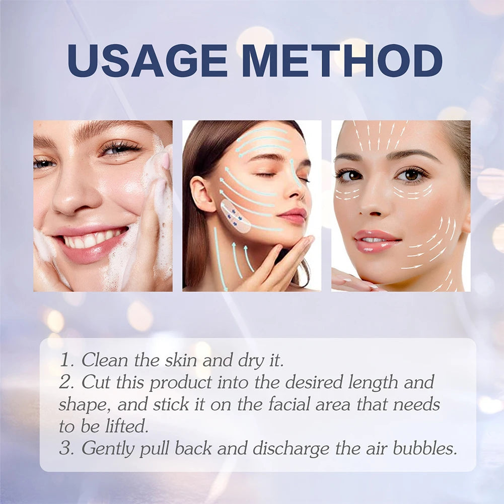 Portable Anti Wrinkle Beauty Stickers 60pcs Ingredient Safety Anti Wrinkle Face Tape Waterproof Elastic Breathable for Body Care