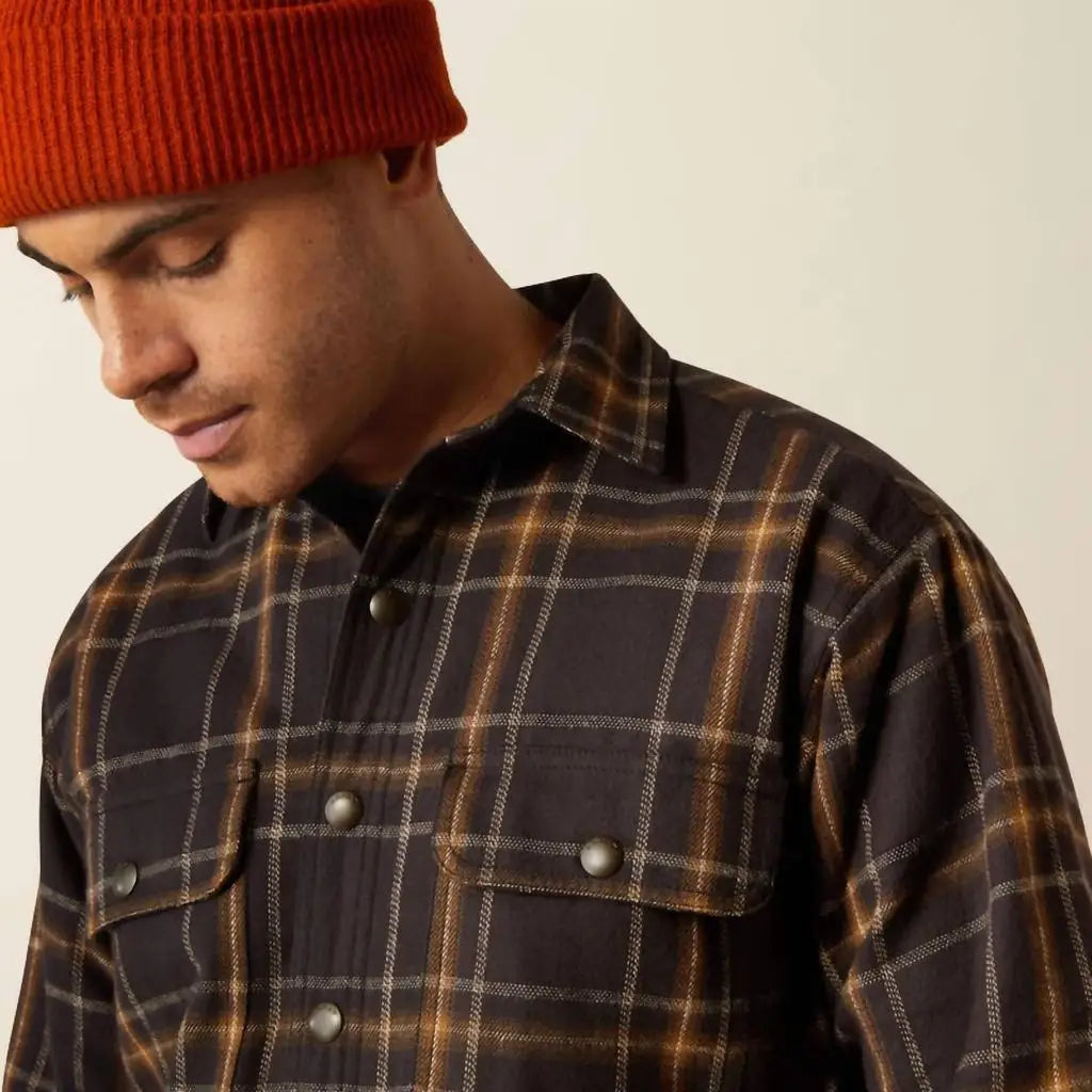 ARIAT | Hawthorn Retro Shirt Jacket In Black