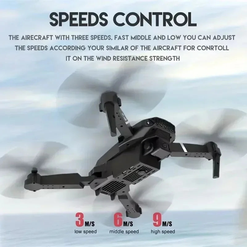 2025 E88Pro RC Drone 4K Professional With 3 Batteries Toy