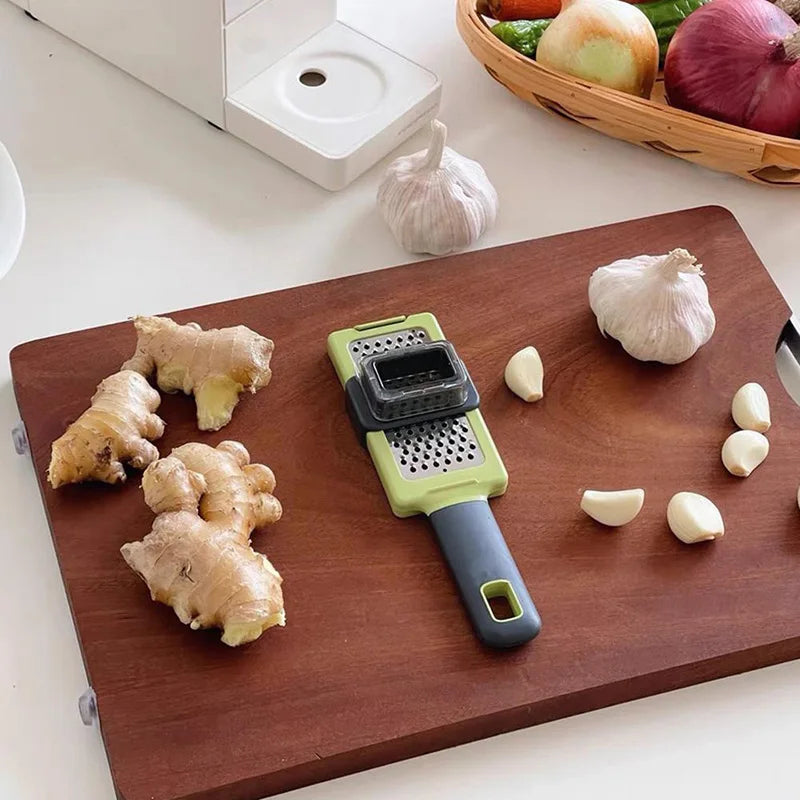 Kitchen Accessories Gadgets Garlic Chopper Grinding Crusher Planer Kitchen Grater Novel Ginger Home-Appliance Slicer