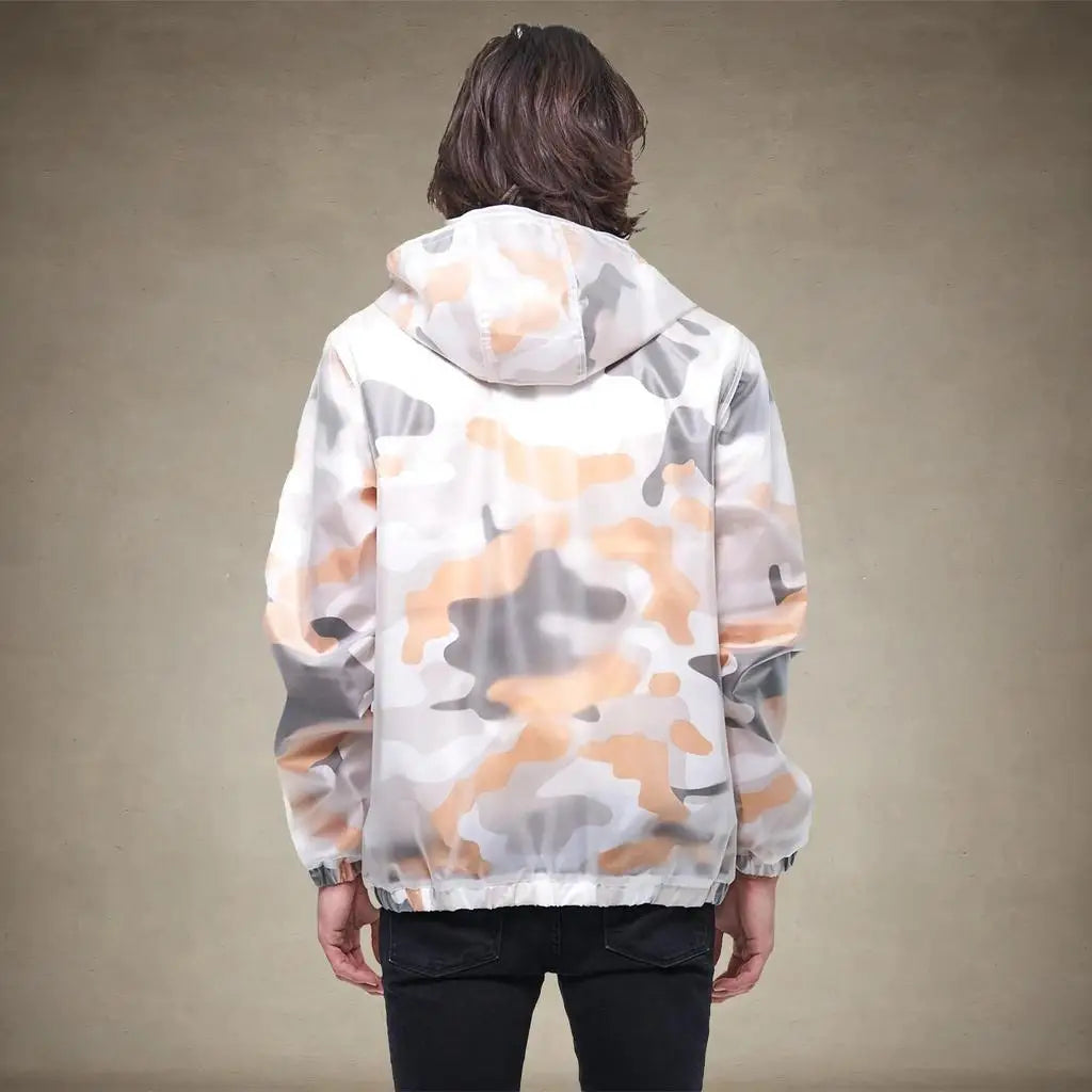 Members Only | Men's Printed Camo + Translucent Layering Jacket