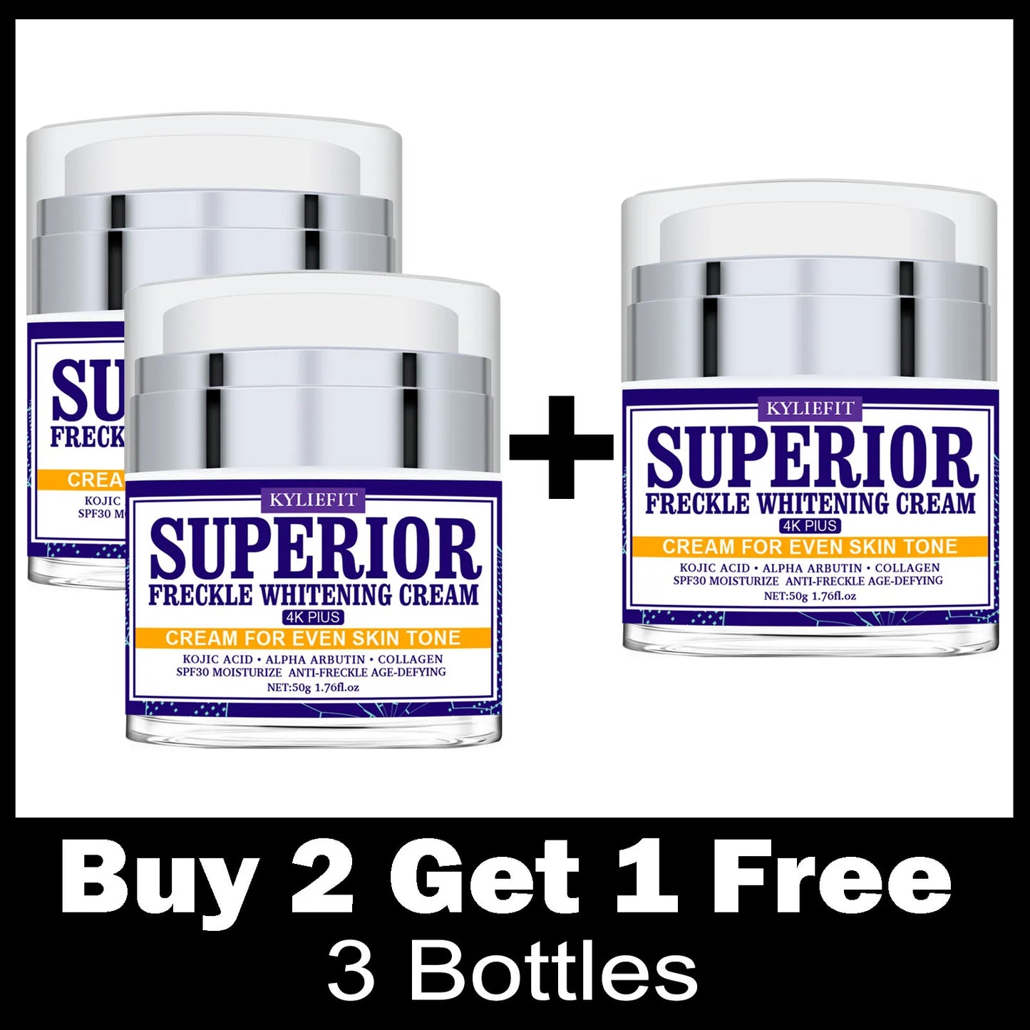 KYLIEFIT Dark Spot Remover for Face, Hyperpigmentation, Melasma, Freckle, Sun Spots Removal, Whitening Cream for Women and Men