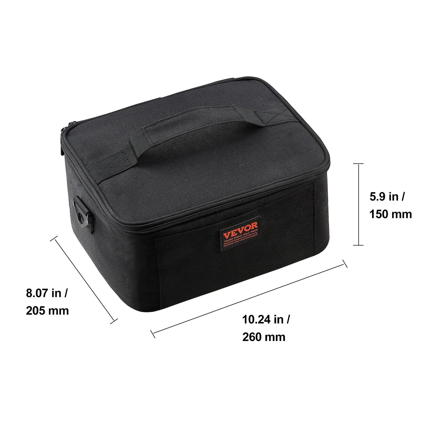 VEVOR Portable Oven Portable Mini Personal Microwave 2QT Electric Heated Lunch Box Compatible with Glass Ceramic Foil Container