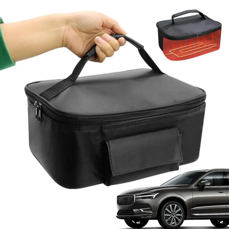 Portable 12V Personal Food Warmer Oven Car Heating Lunch Box Electric Slow Cooker For Road Trip Camping Picnic Traveling