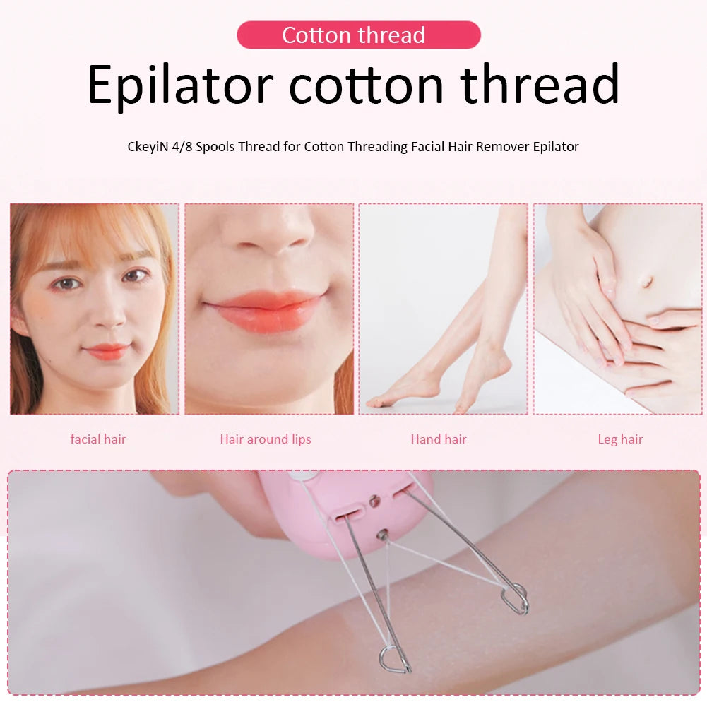 Cotton Thread Facial Hair Remover Trimmer Body Leg Hair Epilator Women Beauty