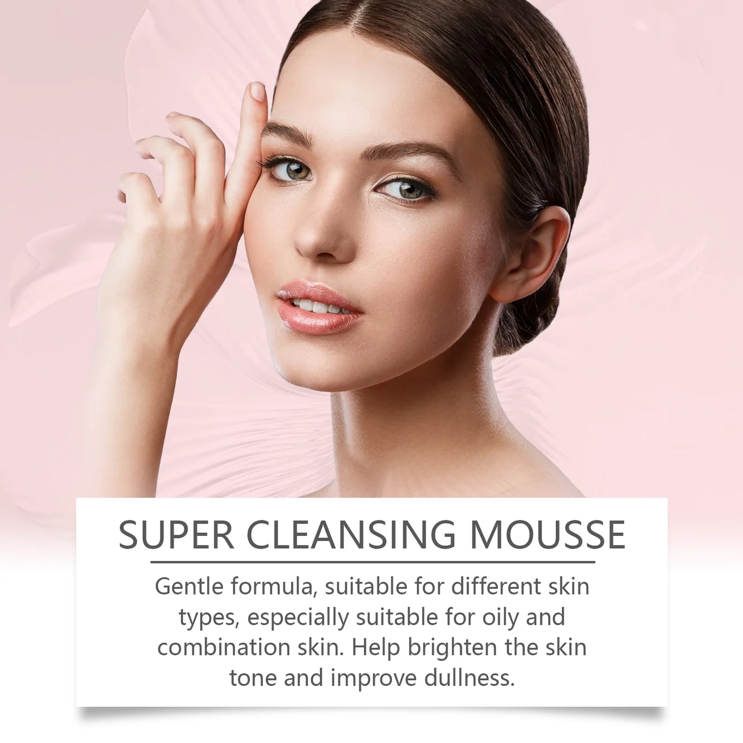Revitalizing Korean Organic Salicylic Acid Foaming Face Cleanser - 4-in-1 Hydrating Cleansing Mousse, Soothing Skin, Oil Control