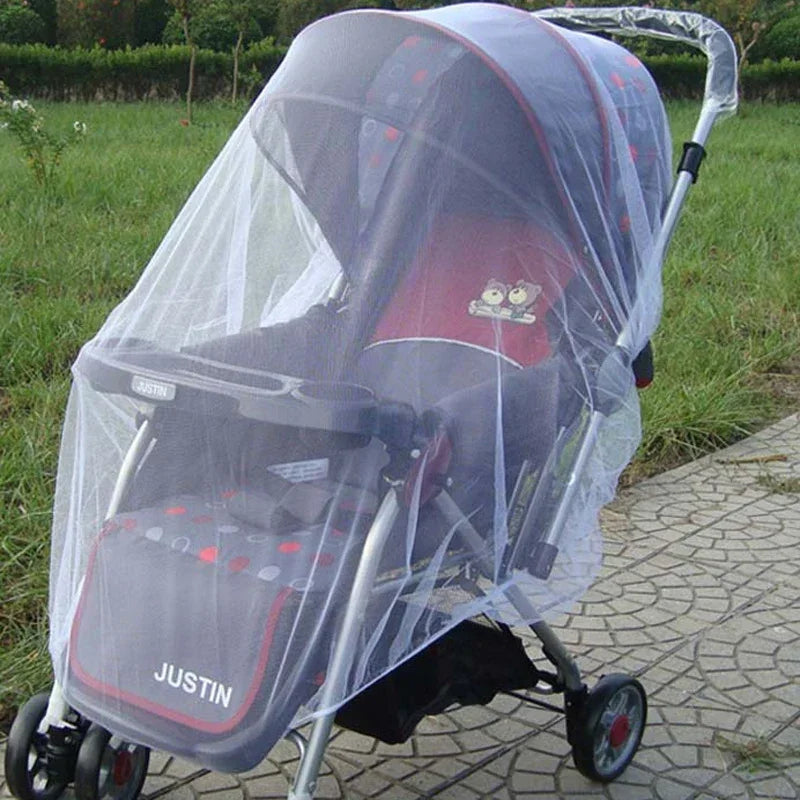 Mesh on The Stroller Infants Baby Stroller Accessories Mosquito Net Protection Newborn Kids Pushchair Fly Midge Insect Bug Cover