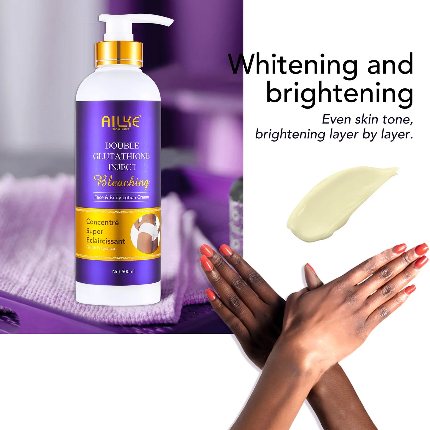 AILKE Brightening Face & Body Whitening Serum 100ML