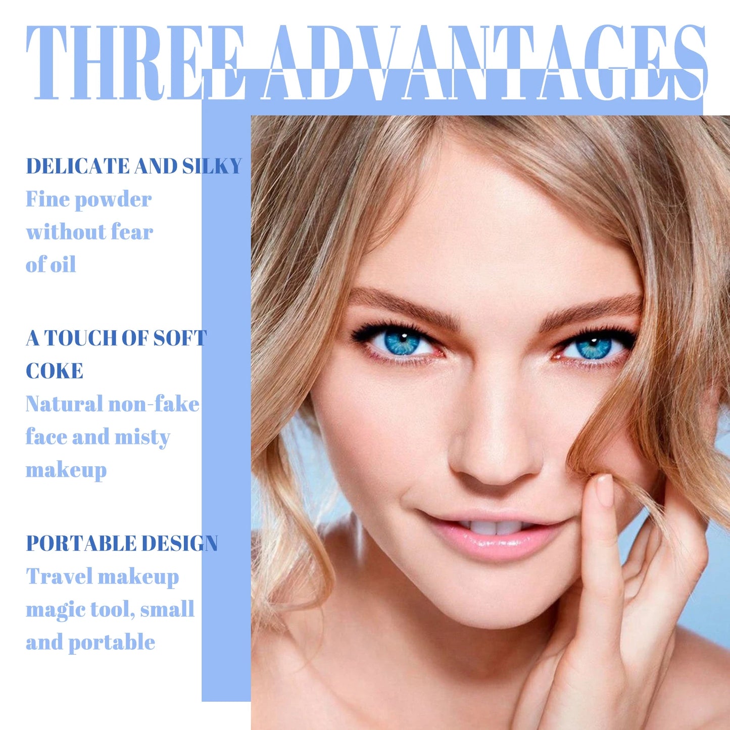 Face Loose Powder Quicksand Setting Spray Freshing Foundation Matte Oil Control Lasting Waterproof Makeup Facial Setting Powder