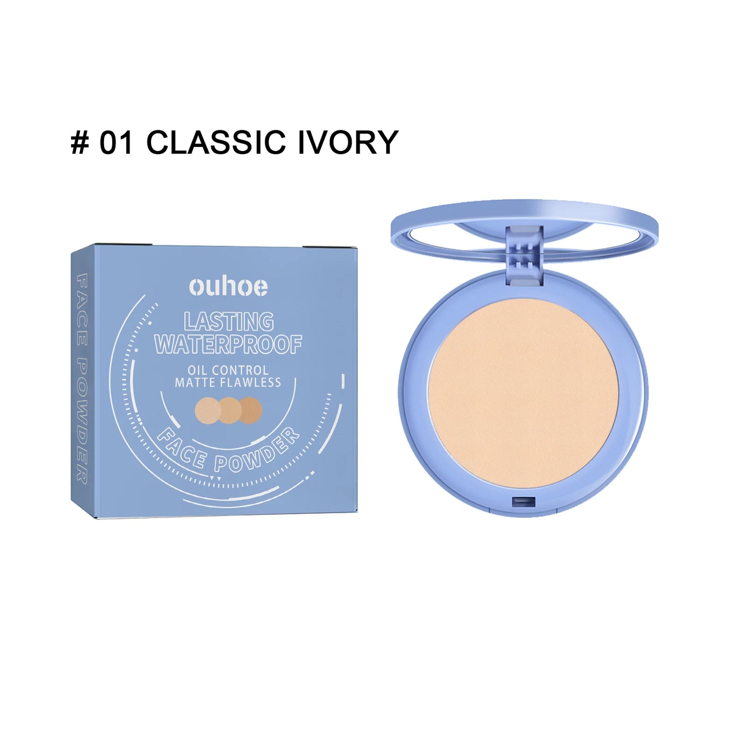 Face Loose Powder Quicksand Setting Spray Freshing Foundation Matte Oil Control Lasting Waterproof Makeup Facial Setting Powder
