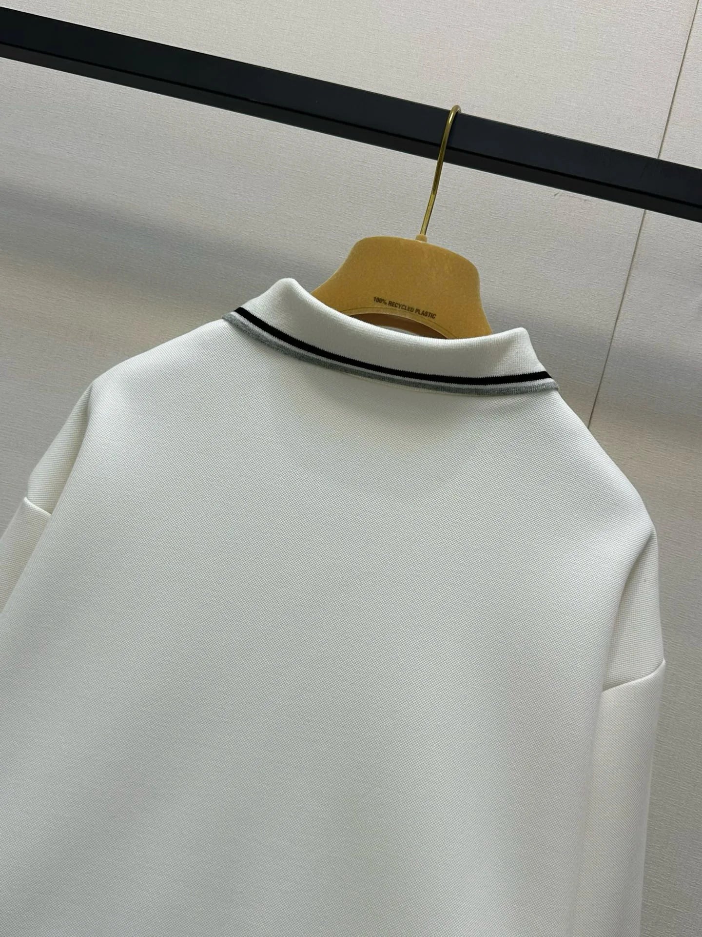 Casual Loose Women's Cotton Lapel Zipper Short Jacket 25 Spring Summer New Fashion White Sweet Embroidered Letter Jacket M58