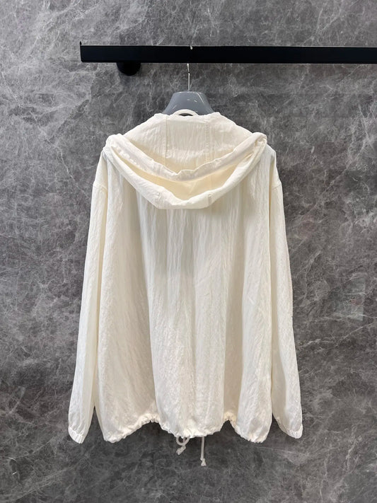 2025 Spring New Women's New Hooded Zipper Loose Jacket Women's Jacket XM-025