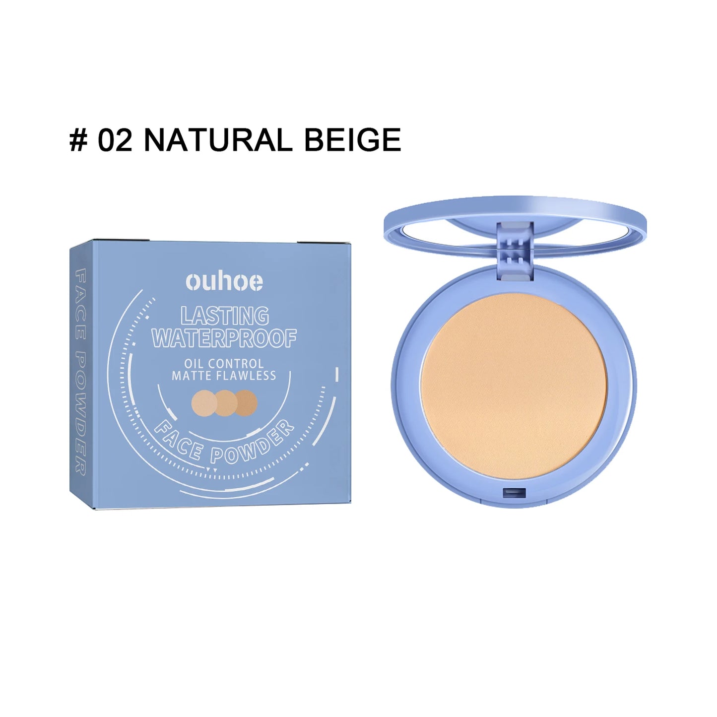 Face Loose Powder Quicksand Setting Spray Freshing Foundation Matte Oil Control Lasting Waterproof Makeup Facial Setting Powder
