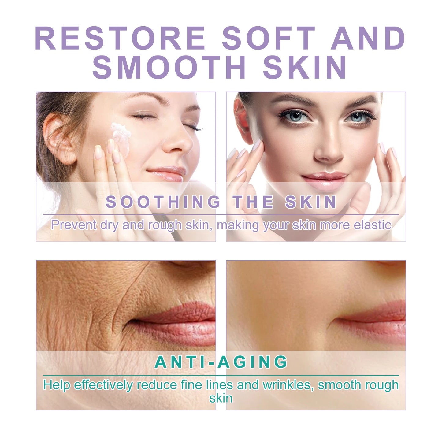 Hoygi Moisturizing Polypeptide Cream Skin Care Firming Wrinkle Removal Smooth Anti Aging Face Cream for Dry And Rough Skin