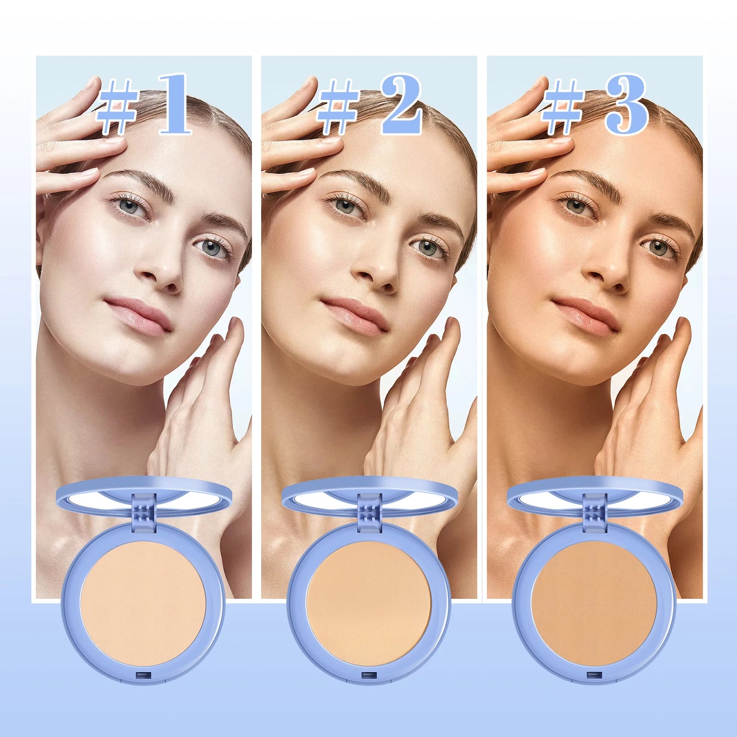 Face Loose Powder Quicksand Setting Spray Freshing Foundation Matte Oil Control Lasting Waterproof Makeup Facial Setting Powder