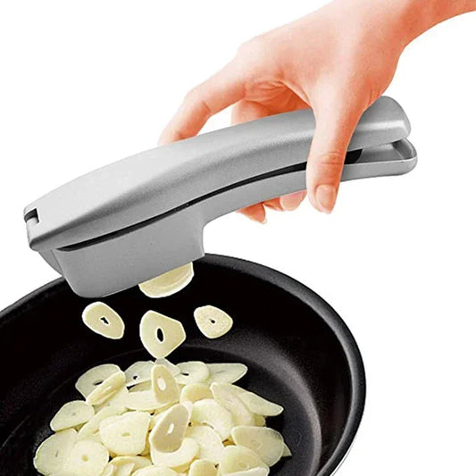 In 1 Multifunctional Garlic Press Garlic Slicer Zinc Alloy Manual Kitchen Gadget and Accessories Gadgets for Home