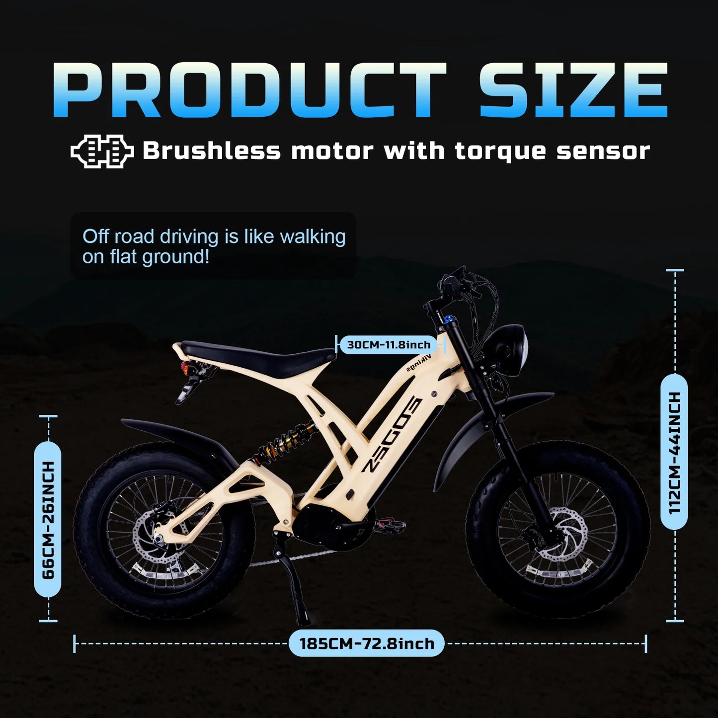 Off road adult electric bicycle 100000 52V 32 km/h range 120KM front shock absorber dual oil disc electric off-road bicycle