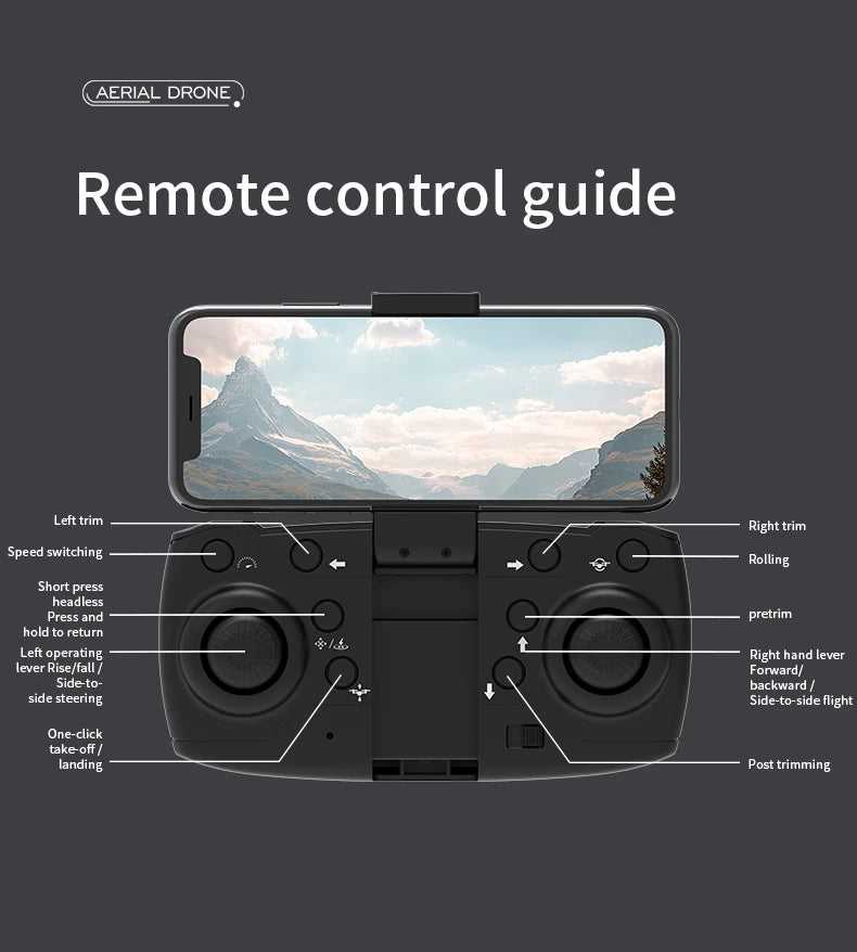 E88MAX Brushless HD Dual Camera Drone WIFI FPV Aerial Photography Foldable RC Quadcopter Helicopter