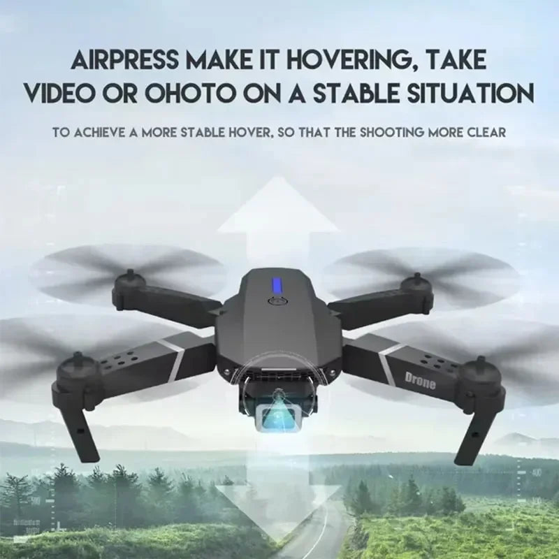 2025 E88Pro RC Drone 4K Professional With 3 Batteries Toy