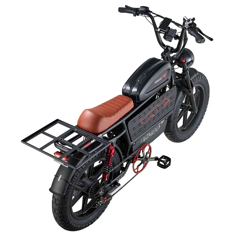 HAHOO H20 20 inches adult electric mountain bike 1000W brushless motor 48V 60Ah ebike dual suspension off road tyre bicycle