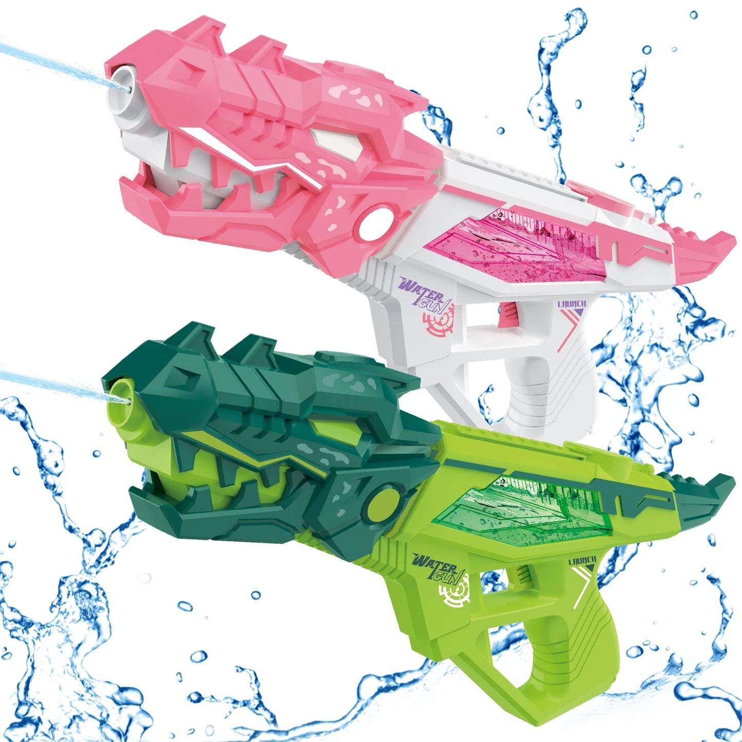 Electric Water Blaster, Automatic Squirt Gun up to 28Ft Long Range, Large Capacity Water Gun, Strong Water Gun