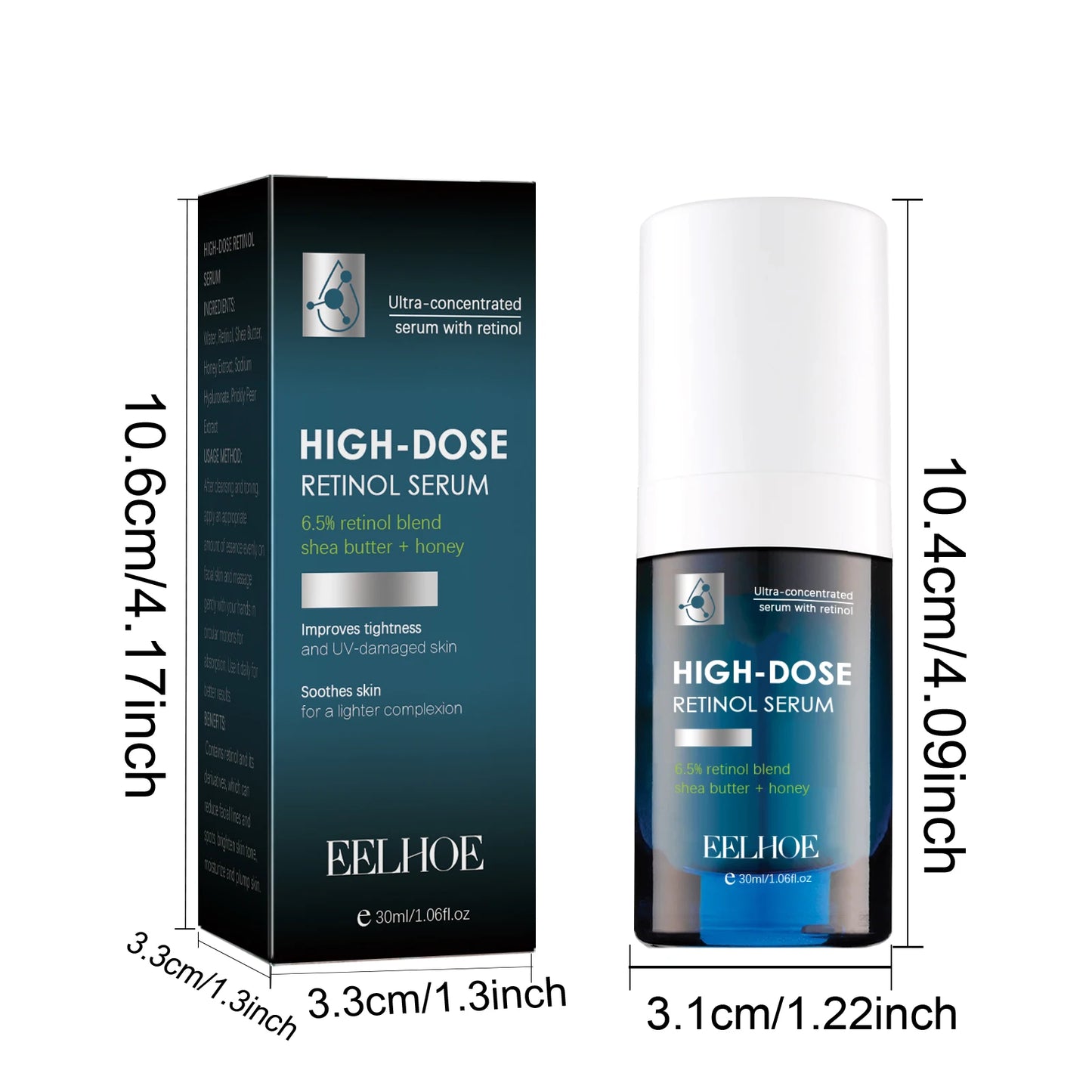 Retinol Face Serum Facial Dark Spot Remover Fade Acne Marks Moisturizer Smooth Skin Hydrating Beauty Health Skin Care Essence