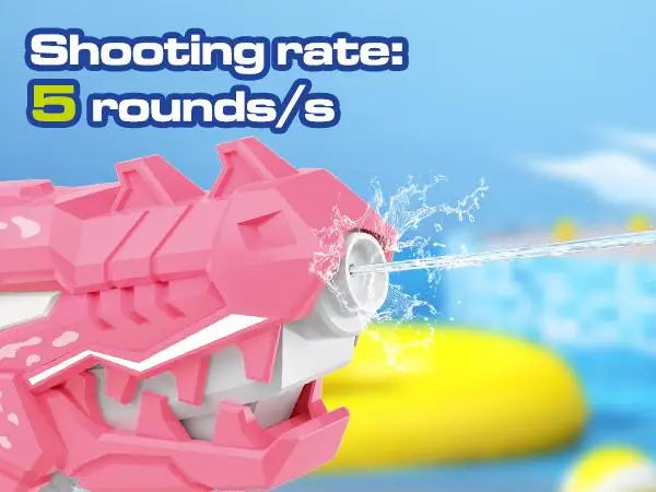 Electric Water Blaster, Automatic Squirt Gun up to 28Ft Long Range, Large Capacity Water Gun, Strong Water Gun