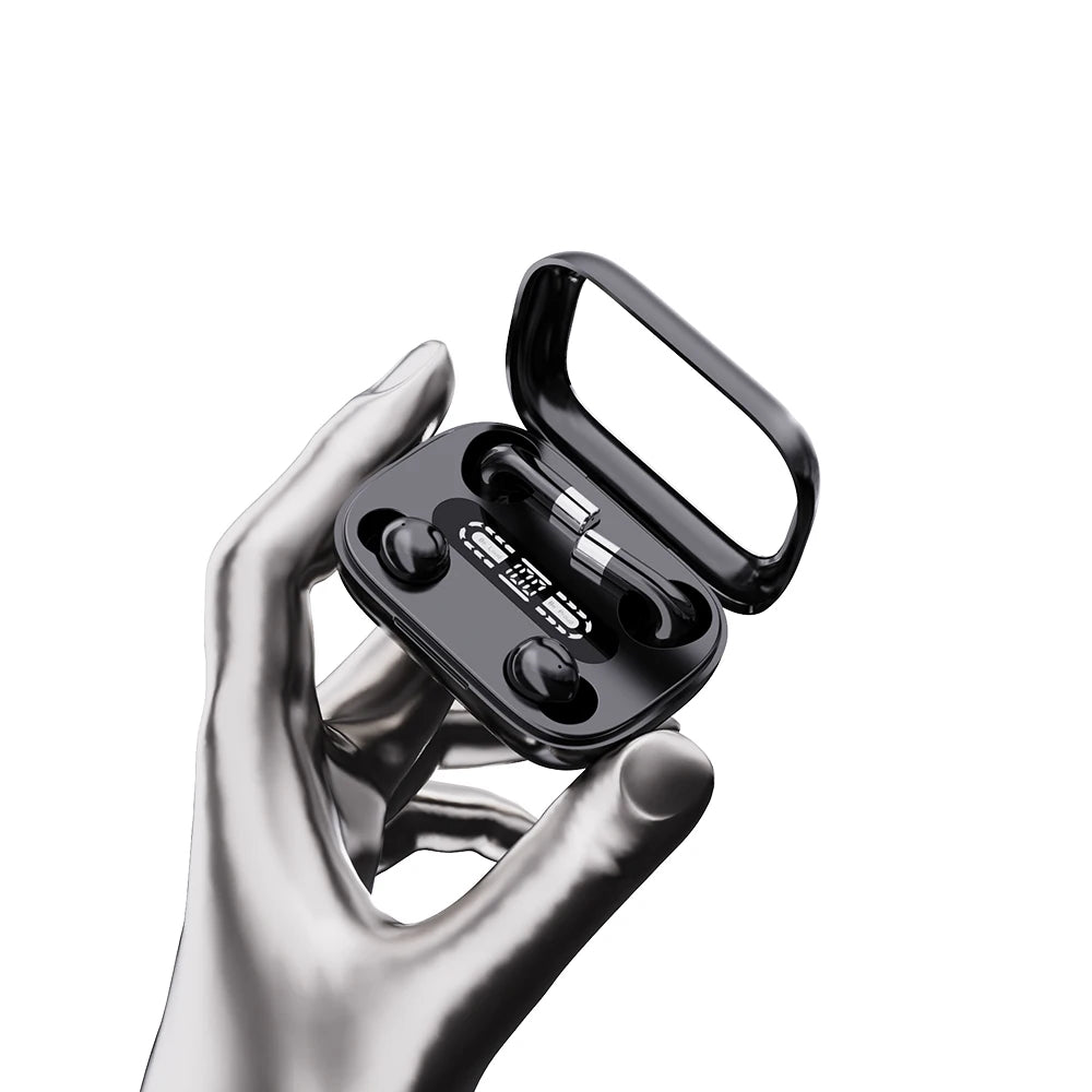 Dual Set Wireless Bluetooth Earbuds Gaming Music Sports HD Audio TWS Headphone Hands-Free Calls Intuitive Touch Control Earphone