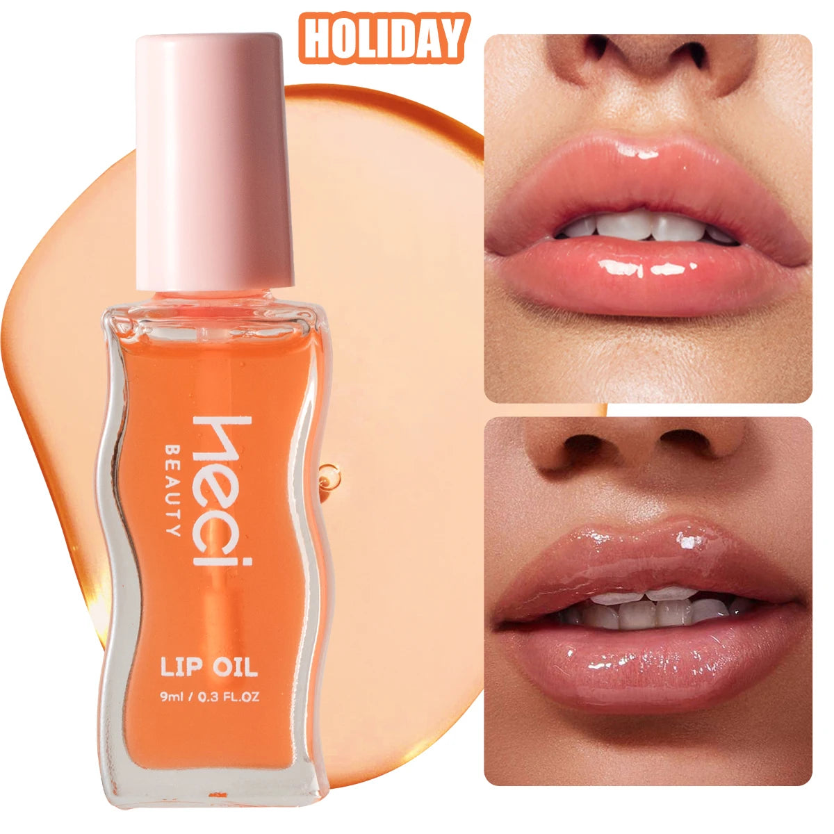 4pcs Fruity Tinted Lip Oil, Jelly Lip Gloss For Summer