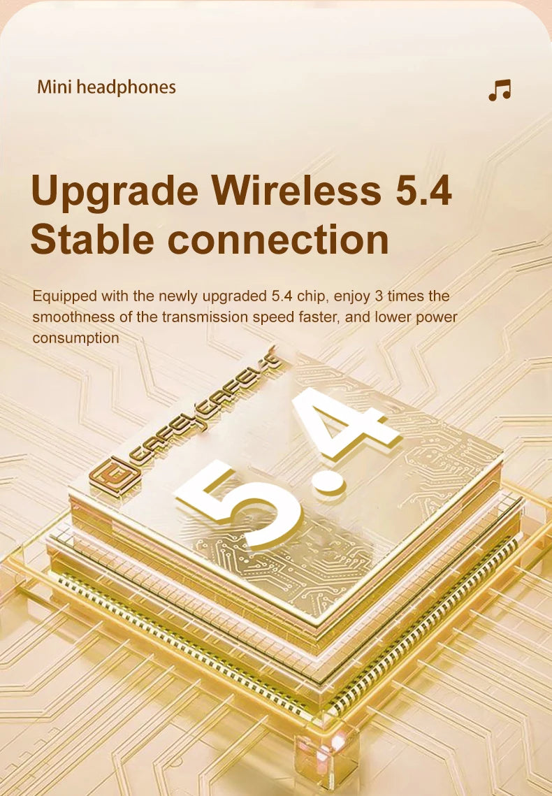 Wireless Bluetooth sleeping Headphones Noise canceling earbuds Hidden Headset Mini Invisible Earphones With Mic Sport Waterproof