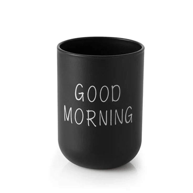 Portable Couple Toothbrush Washing Mouth Cups Plastic Home Hotel Tooth Brush Holder Bathroom Accessories Mouthwash Storage Cups
